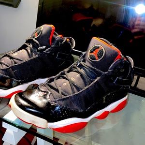 Air Jordan six rings, size 13. Slightly scuffed but overall dope shoes